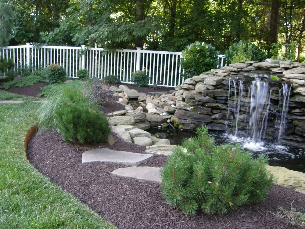 Expert lawn mowing service with custom design in Kingsville, MD by Mulch Masters