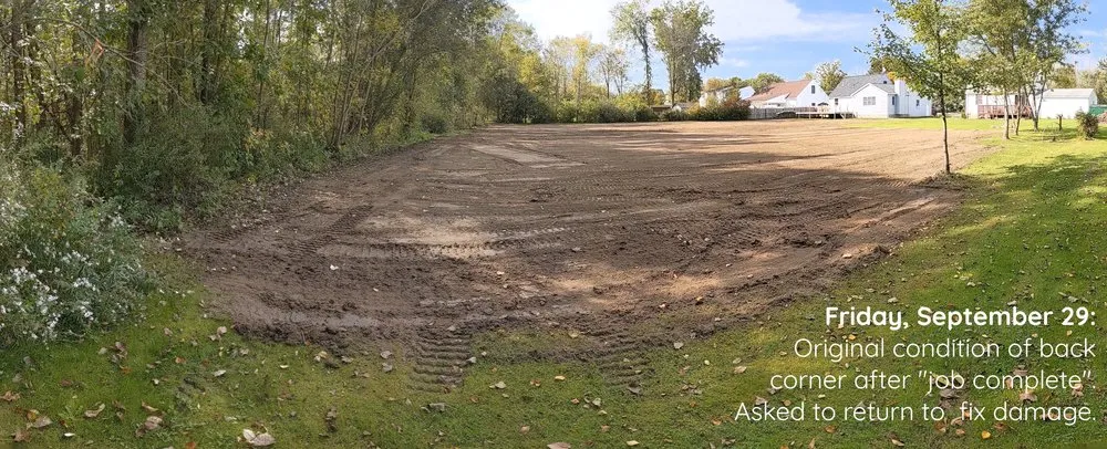 Custom landscape installation in Clarence Center, NY by Mulch Mogul Landscaping