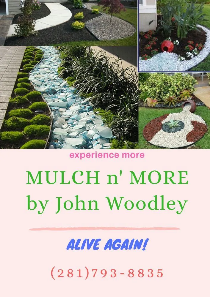 Reliable lawn care service in Houston, TX - Mulch n More by John Woodley
