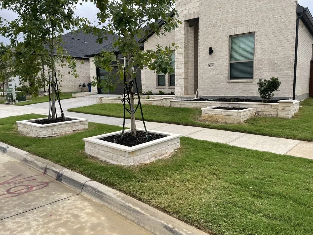 Expert landscape installation for residential properties across Carrollton, TX - Mulch Services