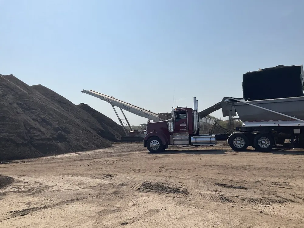 Top-rated garden landscaping for residential properties in Calverton, NY by Mulch Supplier by JB