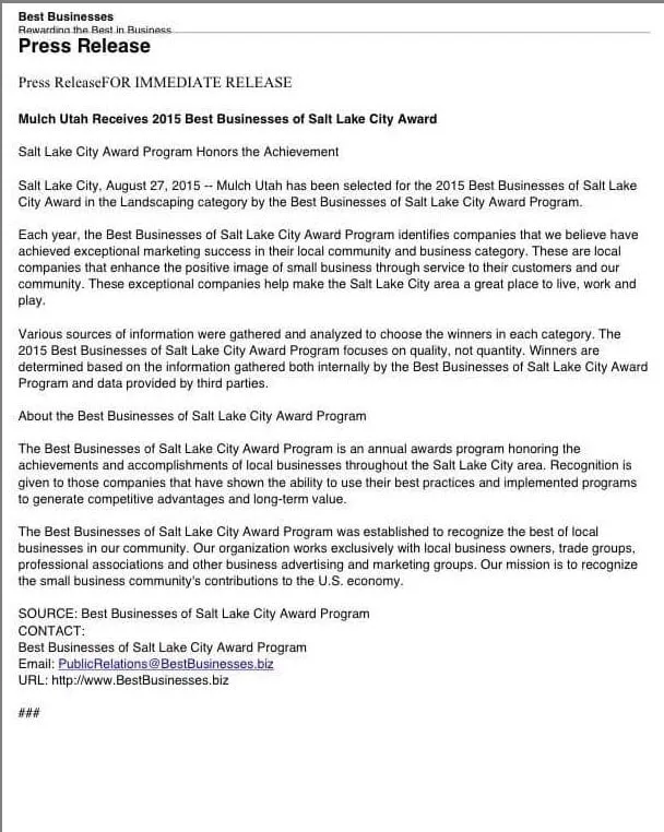 Professional yard cleanup service in Salt Lake City, UT - Mulch Utah