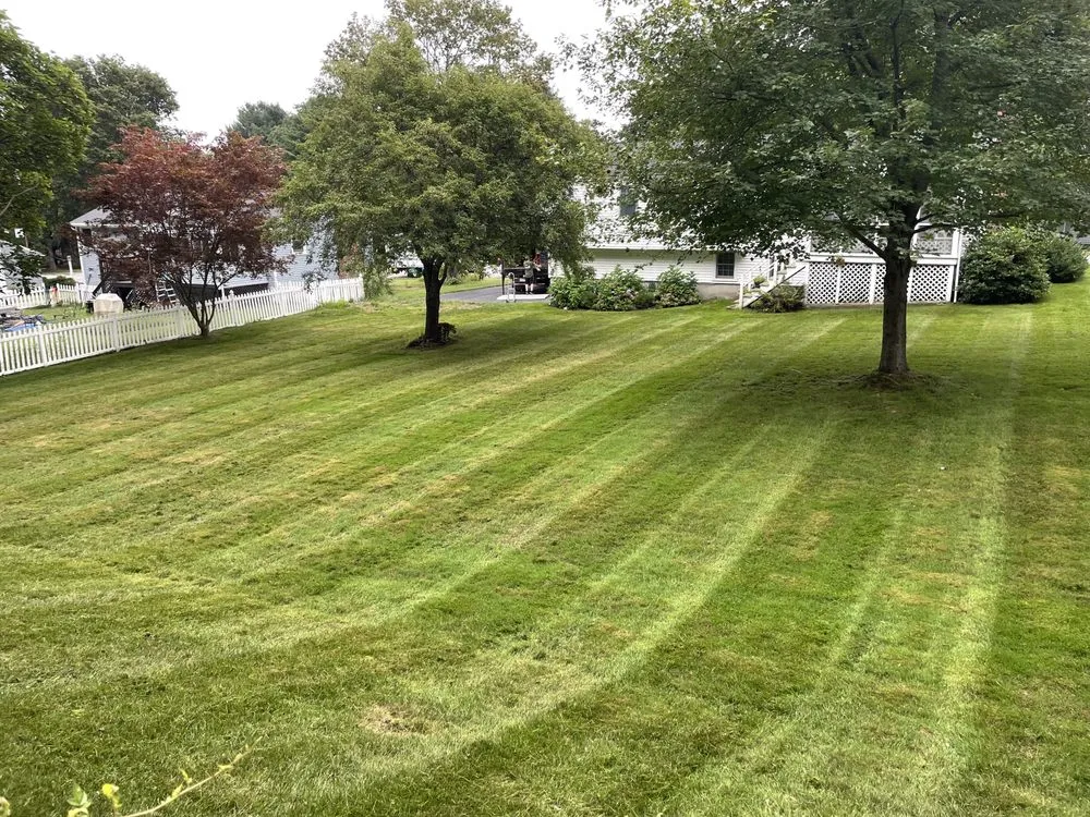 Top-rated residential landscaping for beautiful yards in Milford, MA by Mullet Maintenance