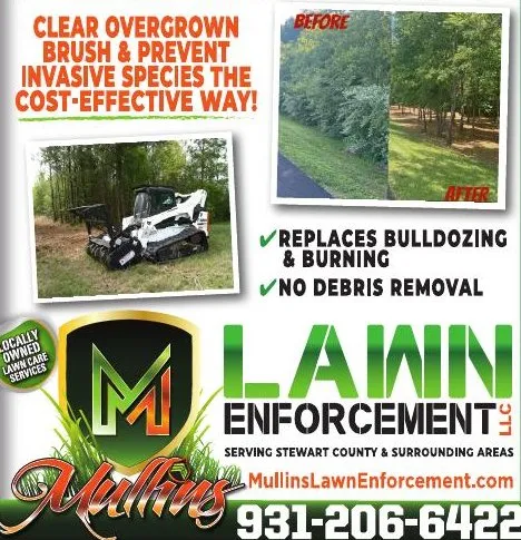Custom lawn care service for homes in Cumberland City, TN by Mullins Lawn Equipment