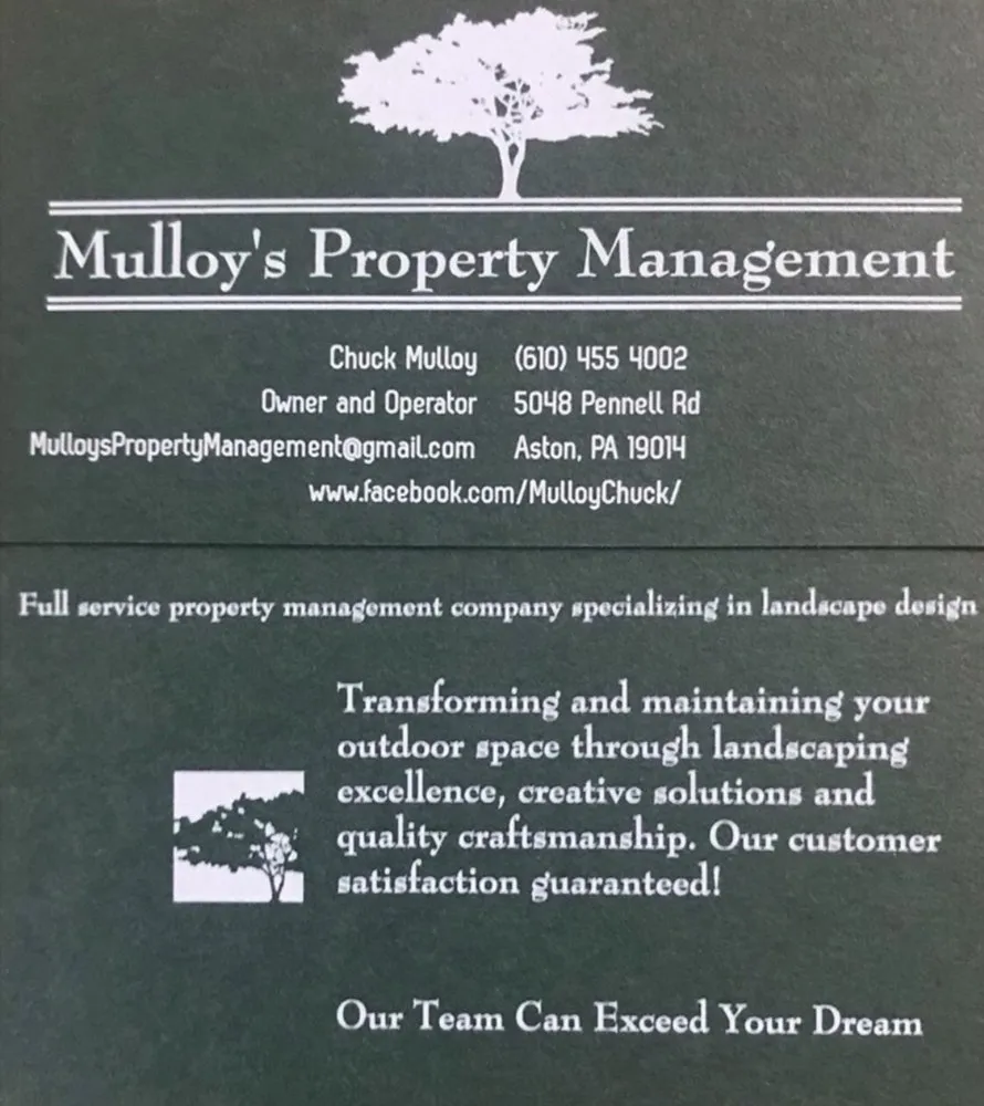 Trusted landscaping services in Aston, PA by Mulloy's Property Management