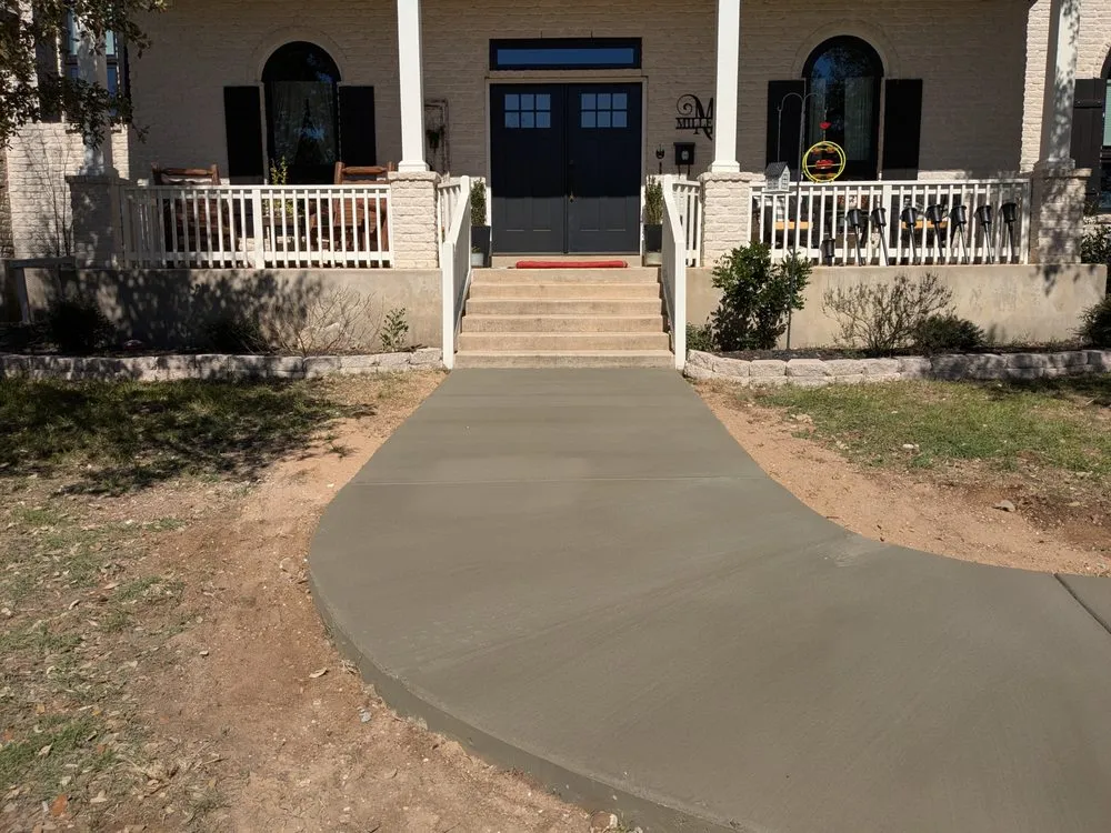 Affordable landscape design for residential properties in San Antonio, TX by MultiColor Masonry & Landscaping