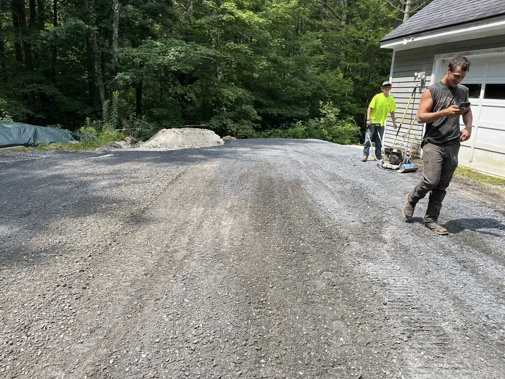 Local outdoor landscaping with custom design across Winsted, CT - Mulville’s Excavation And Landscape