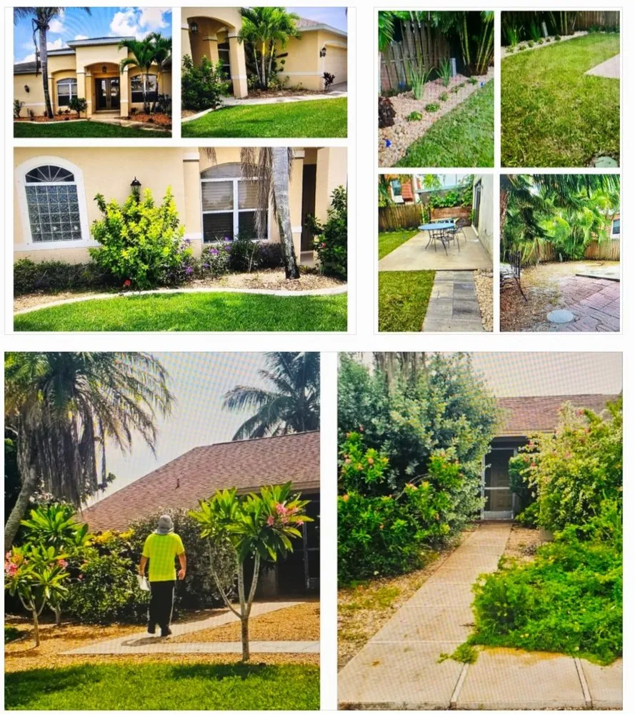 Professional lawn mowing service in Cape Coral, FL by Munching Monster Lawn Services
