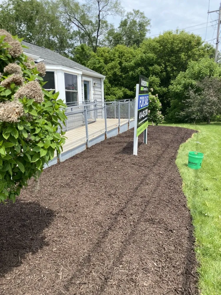 Custom garden landscaping in Muskego, WI - Mundo Jr Landscaping