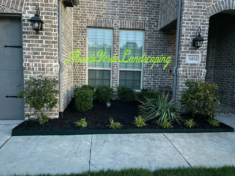 Local garden landscaping in Allen, TX by Mundo Verde Landscaping
