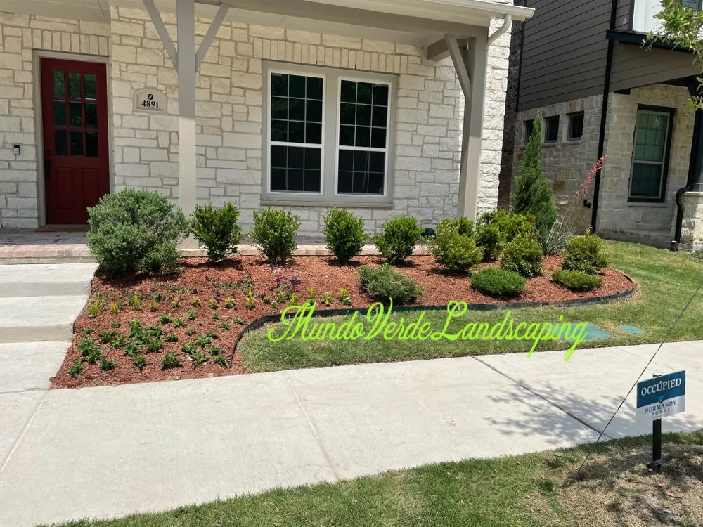 Reliable garden landscaping with custom design in Allen, TX by Mundo Verde Landscaping