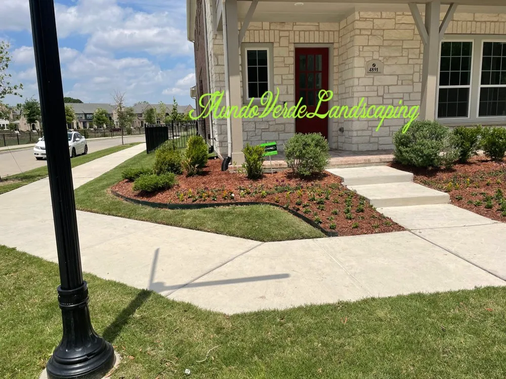 Local yard maintenance in Allen, TX by Mundo Verde Landscaping