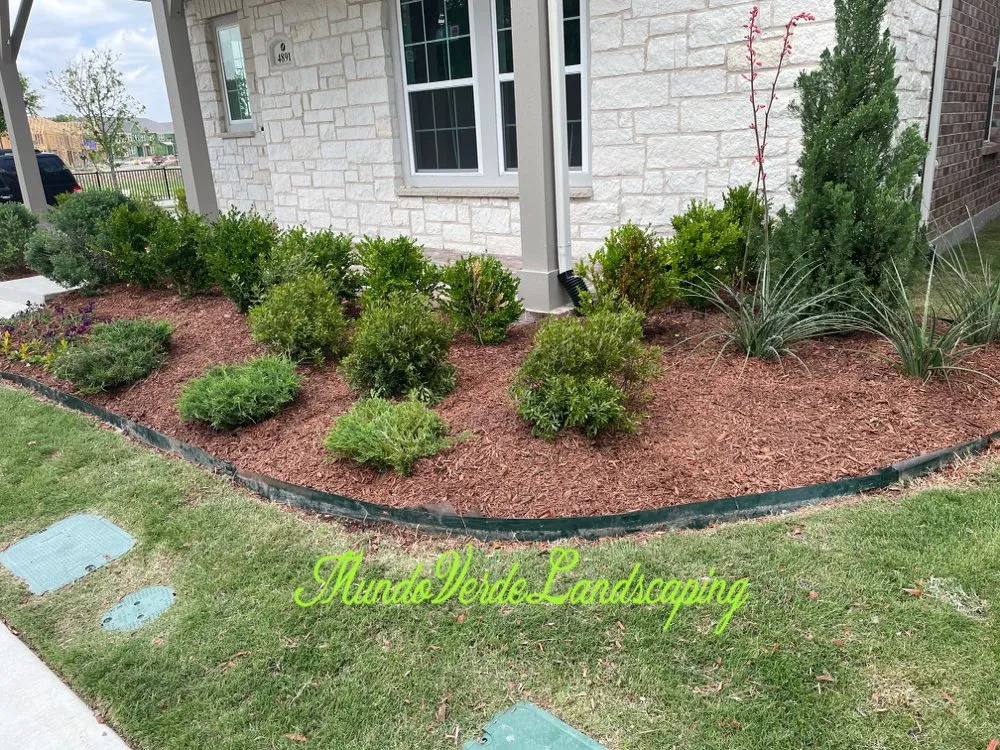 Local residential landscaping for year-round maintenance in Allen, TX by Mundo Verde Landscaping