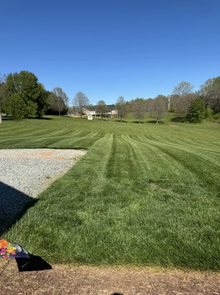 Local landscape installation in Taylorsville, NC by Mundy Property Solutions