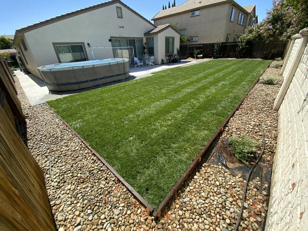 Reliable yard maintenance with custom design in Patterson, CA by Muniz Lawn Care & Maintenance