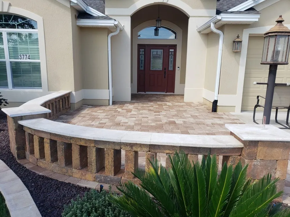 Custom yard cleanup service for beautiful yards across Belleview, FL - Munoz Curbing Landscaping