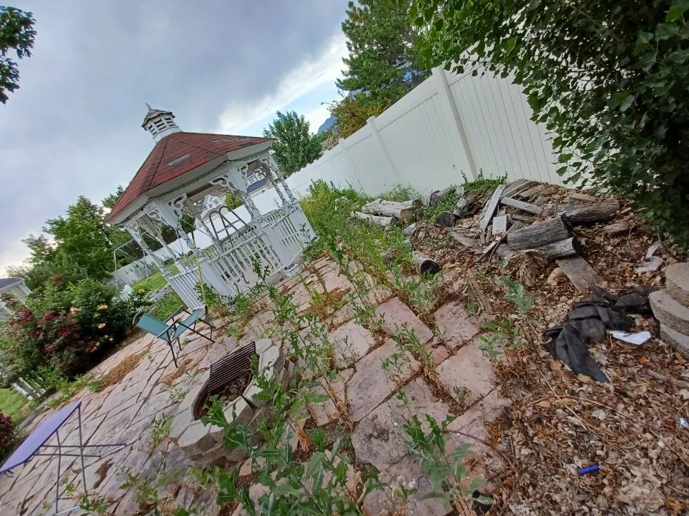 Custom outdoor landscaping in Washington Terrace, UT by Munoz Hauling Services