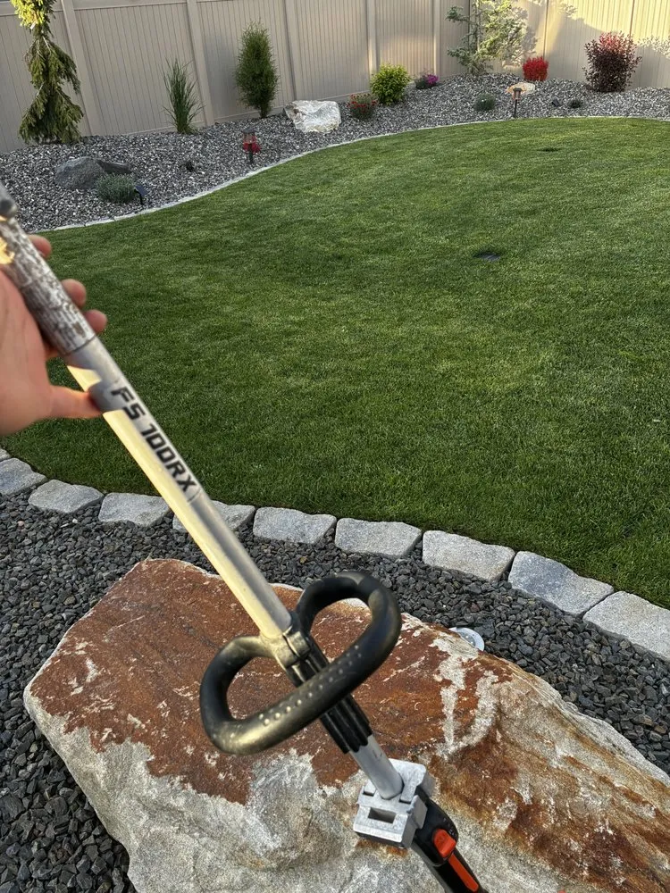 Custom landscape installation in Caldwell, ID - Munoz Landscape