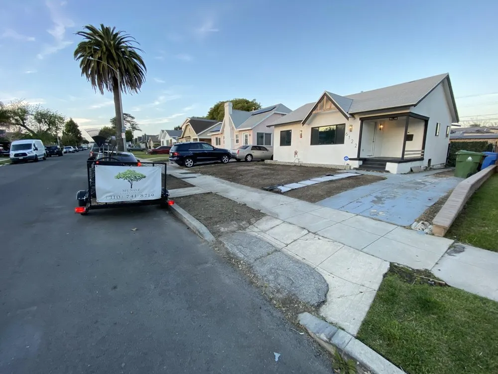 Professional yard cleanup service for residential properties across Los Angeles, CA - Munoz Landscaping