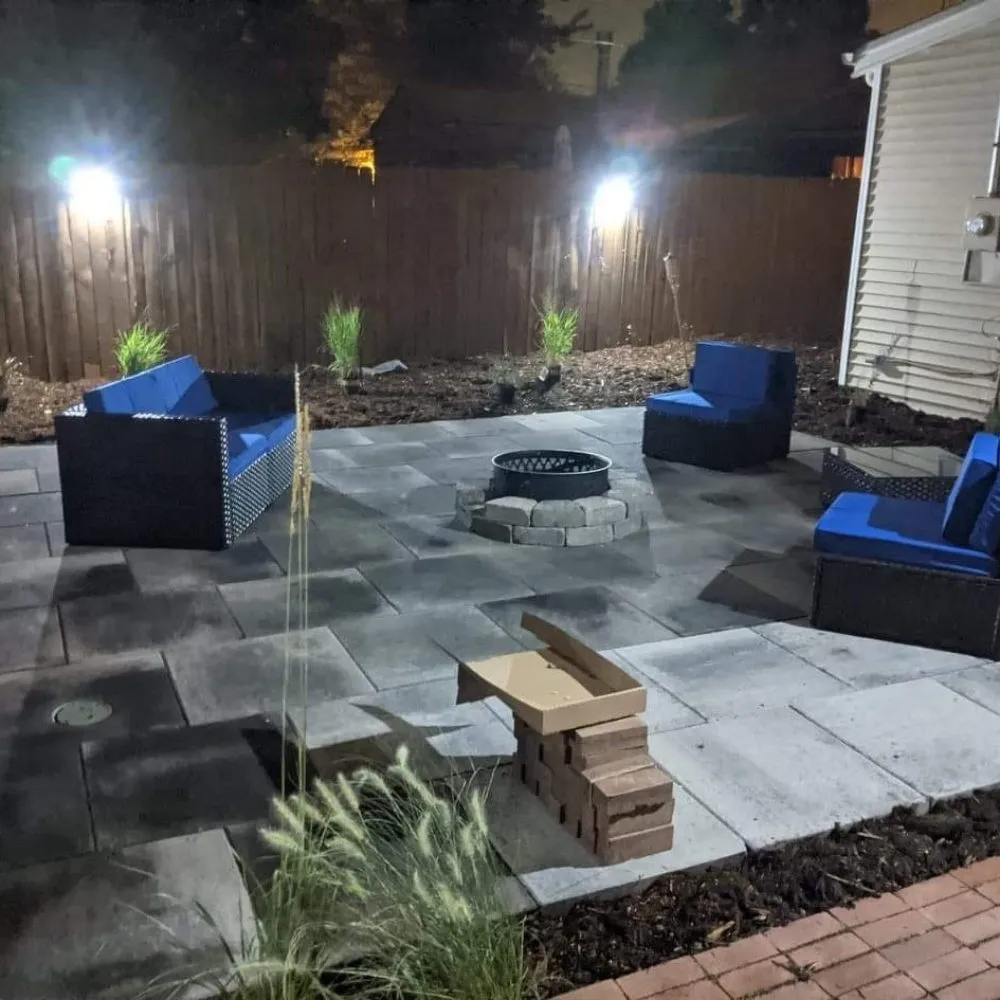 Local lawn mowing service with custom design in Thornton, CO by Munoz Landscaping