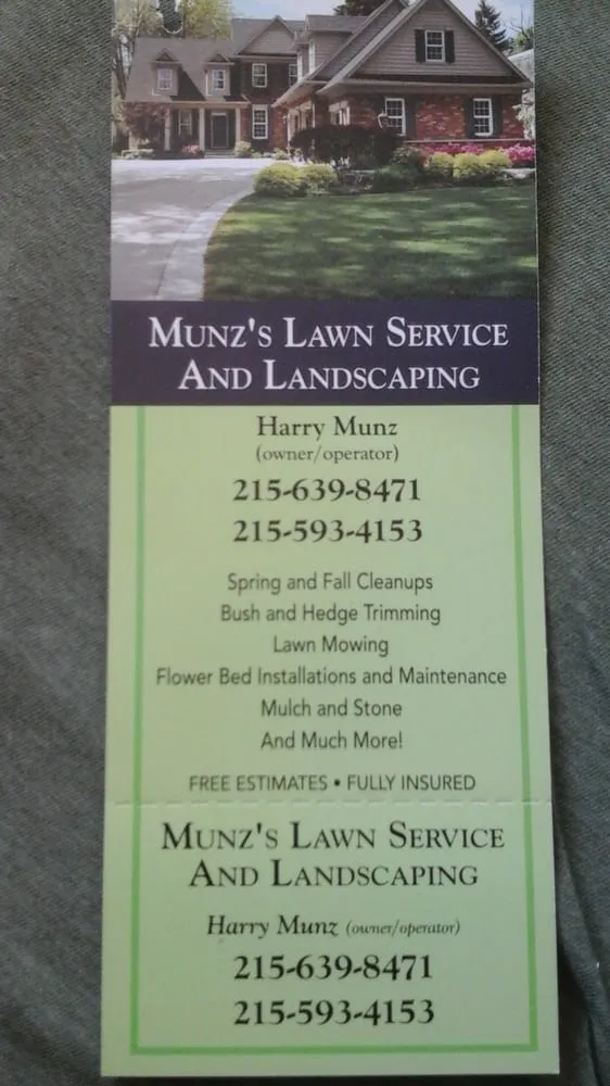 Trusted landscaping services near you across Bensalem, PA - Munz's Lawn Service & Landscaping