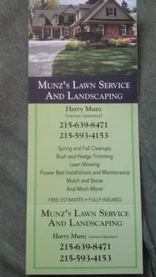 Munz's Lawn Service & Landscaping