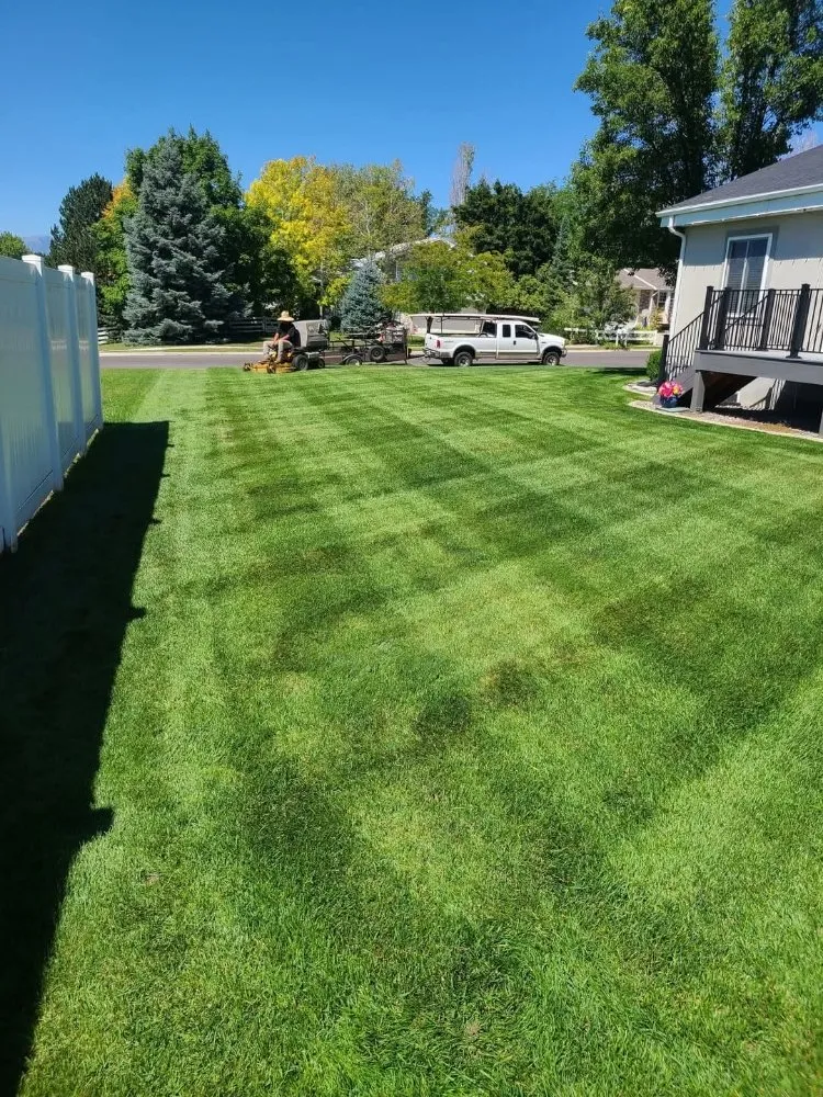 Professional lawn mowing service for beautiful yards across Orem, UT - Muñoz Landscaping