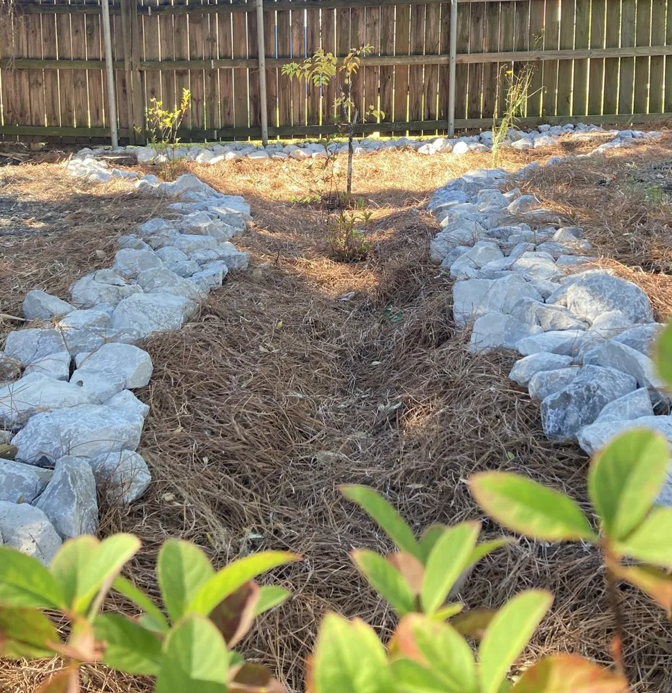 Custom landscape installation in New Orleans, LA - Murier Ecosystem Services
