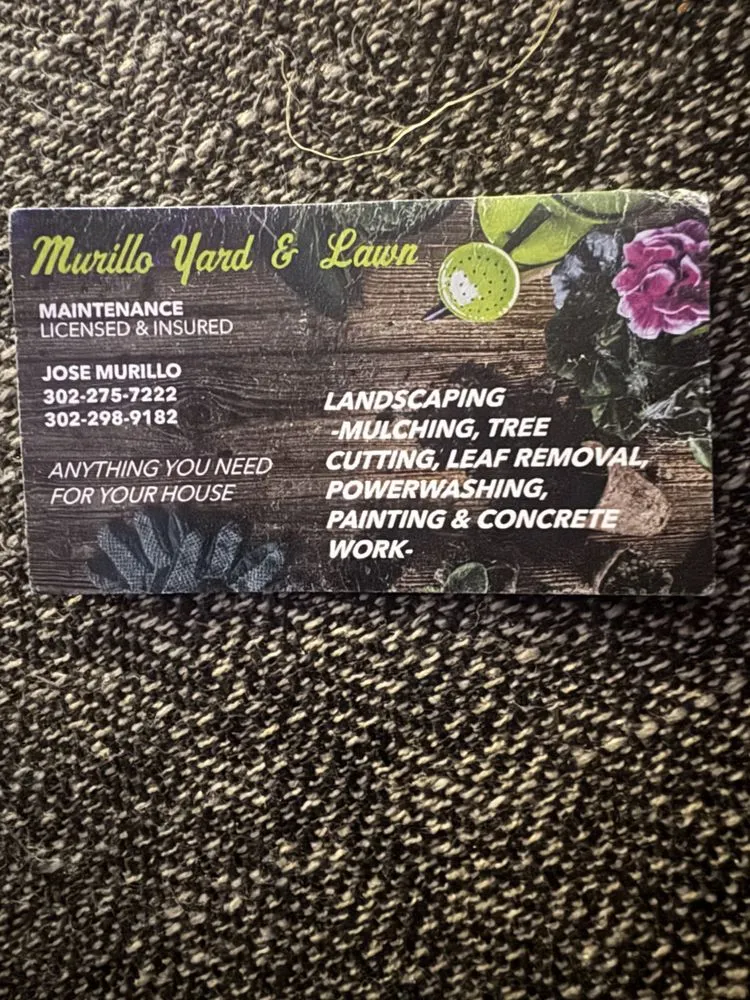 Local outdoor landscaping experts serving Wilmington, DE - Murillo Yard & Lawn