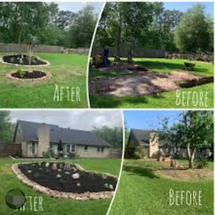 Custom garden landscaping for year-round maintenance in Lawton, OK by Murphy Landscaping