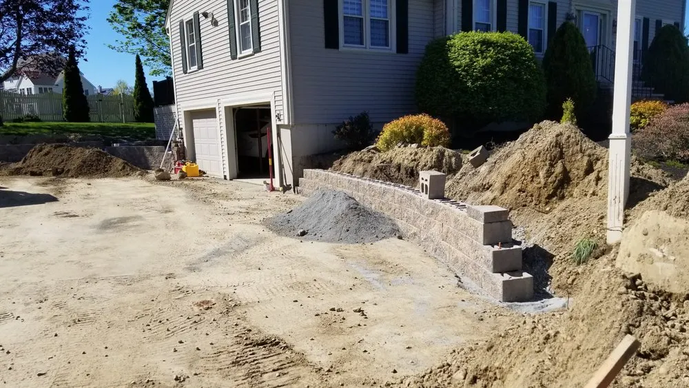 Expert landscape installation in Amherst, NH by Murphys Landscaping