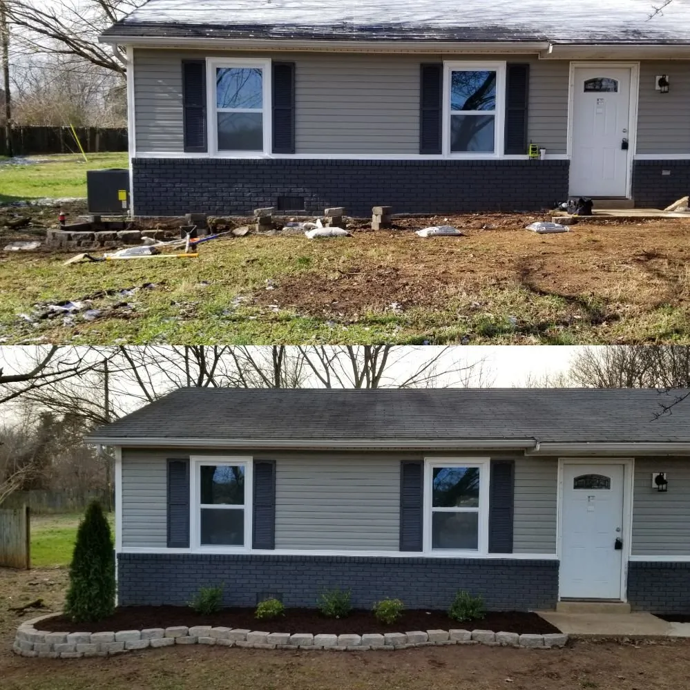 Professional yard cleanup service with custom design in Bowling Green, KY by Murphy's Lawn & Landscape