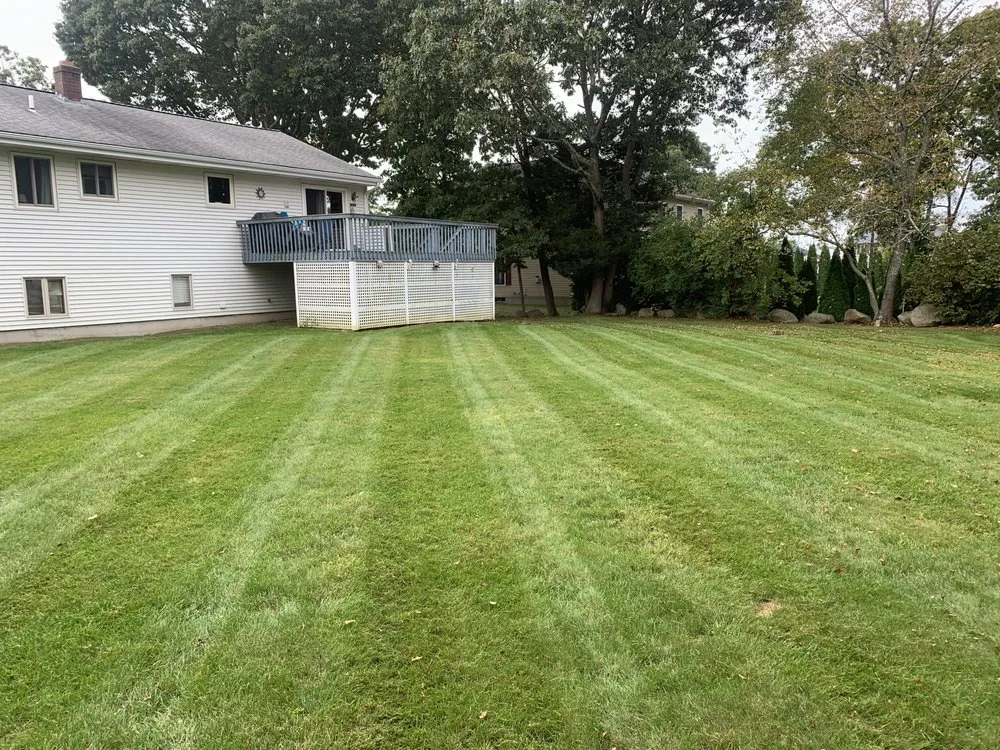 Trusted lawn care service with custom design in Ashaway, RI by Murray Mowing And More