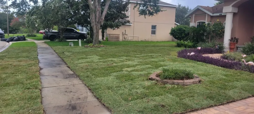 Custom landscaping services in Groveland, FL by Murray Outdoor