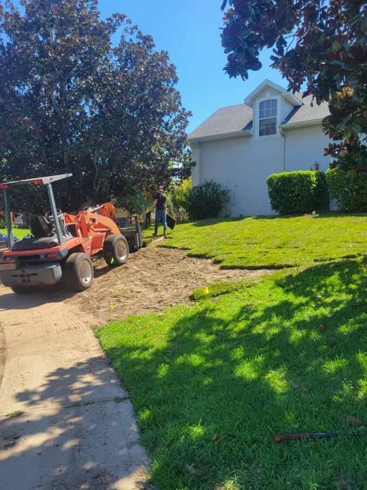 Professional landscape installation in Groveland, FL by Murray Outdoor