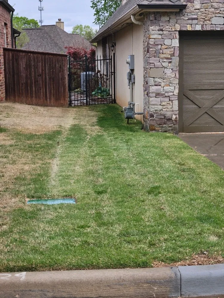 Custom garden landscaping in Bixby, OK - Murray's Bug & Weed