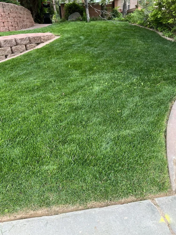 Custom landscape installation for beautiful yards in Cedar City, UT by Muse Lawn Care