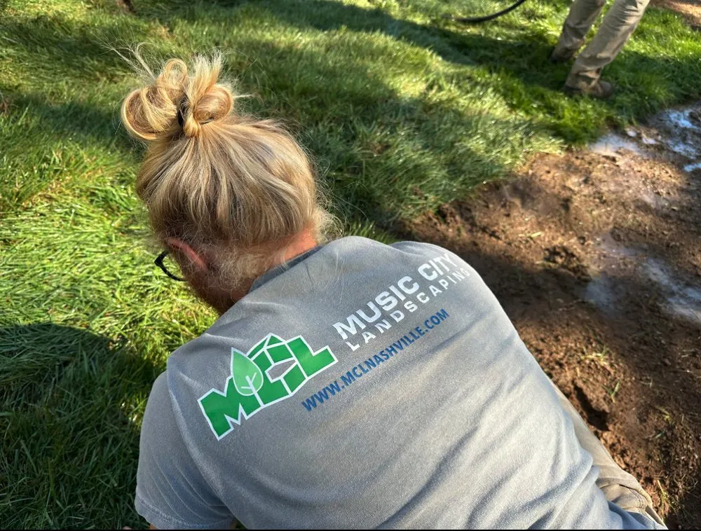 Professional landscape installation in Old Hickory, TN by Music City Landscaping