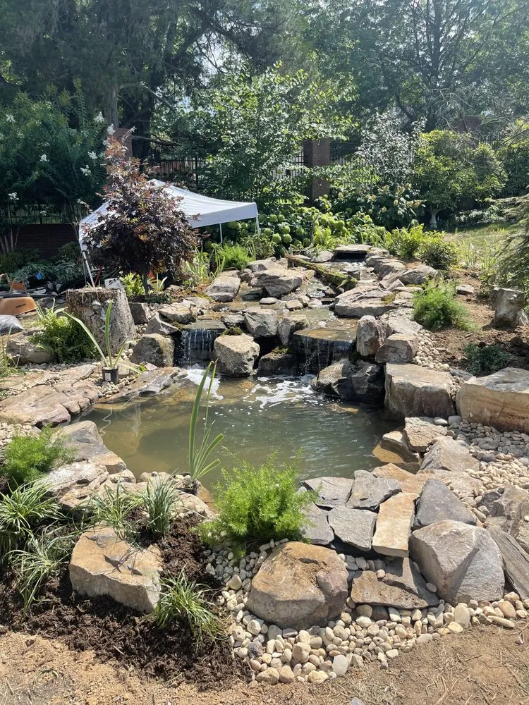 Expert outdoor landscaping with custom design across Nashville, TN - Music City Pond Pros