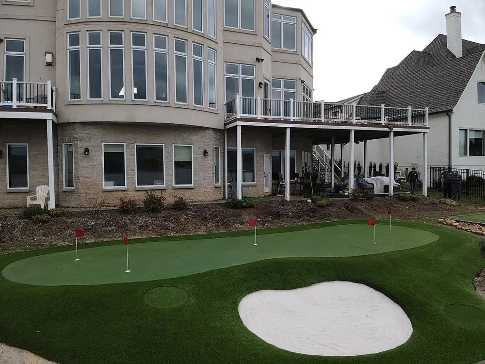 Professional landscape installation with custom design in Goodlettsville, TN by Music City Turf