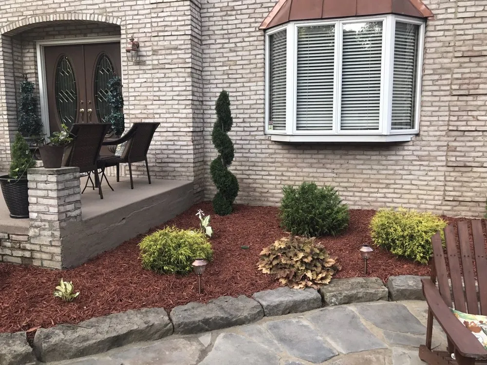 Local landscape installation with custom design in Poland, OH by MVP Property Maintenance
