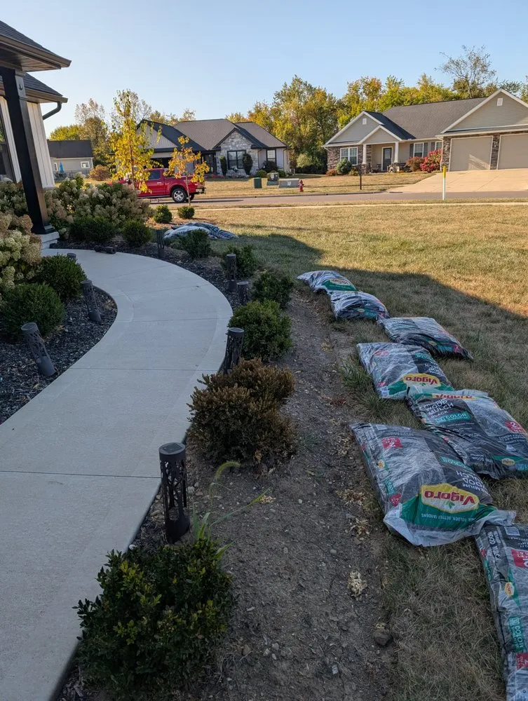 Professional outdoor landscaping in Ashville, OH by MW Landscaping