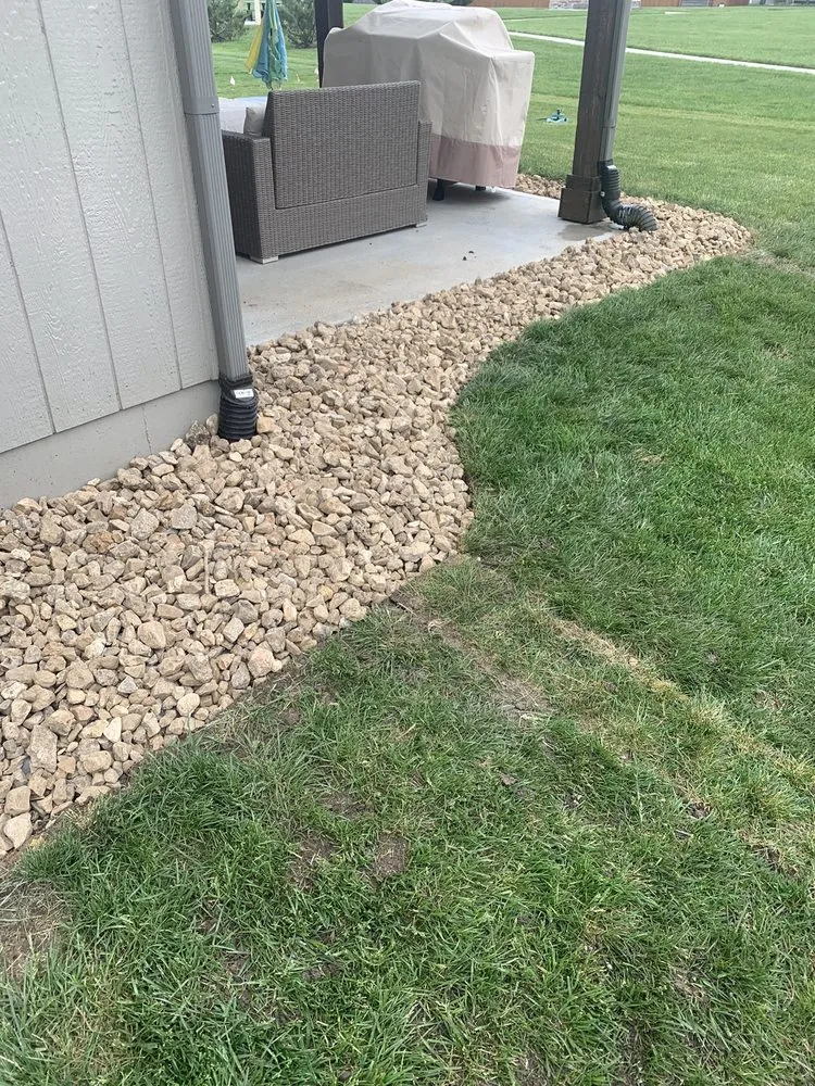 Affordable landscape installation in Olathe, KS by MW Lawn & Landscape