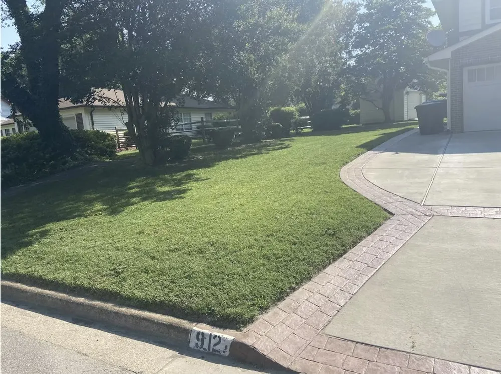 Affordable lawn mowing service with custom design in Chesapeake, VA by M.W.Cutting Edge Lawn-Care