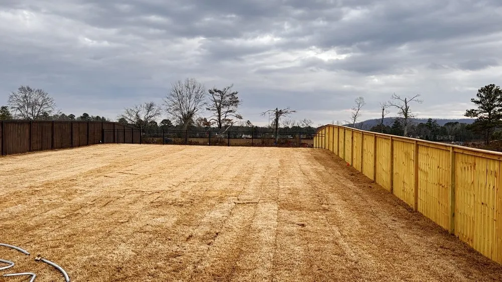 Professional yard cleanup service in Guntersville, AL by M&X Fence and Landscaping