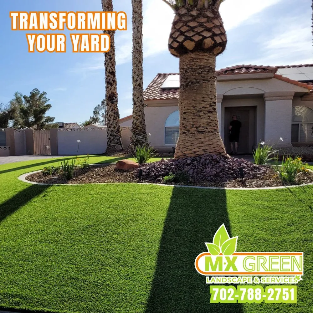 Trusted lawn mowing service experts serving Las Vegas, NV - MX Green Landscape & Services