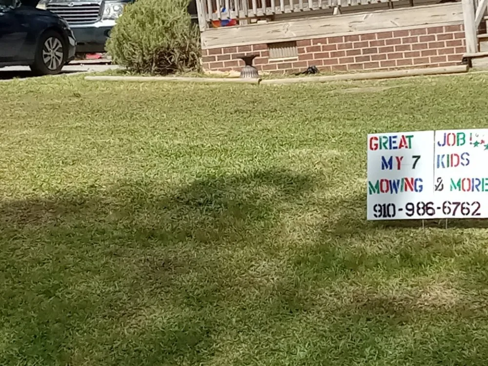Reliable lawn care service experts serving Sanford, NC - My 7 kids Mowing and more