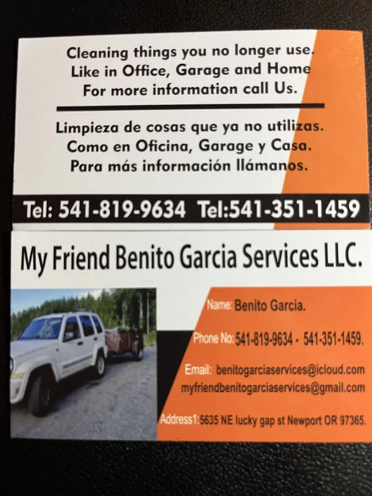 Top-rated yard cleanup service in Newport, OR - My Friend Benito Garcia Services