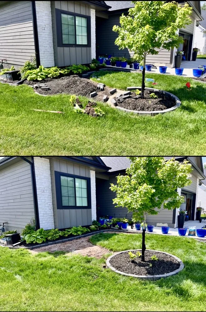 Professional garden landscaping for year-round maintenance in West Des Moines, IA by My Fruit Care