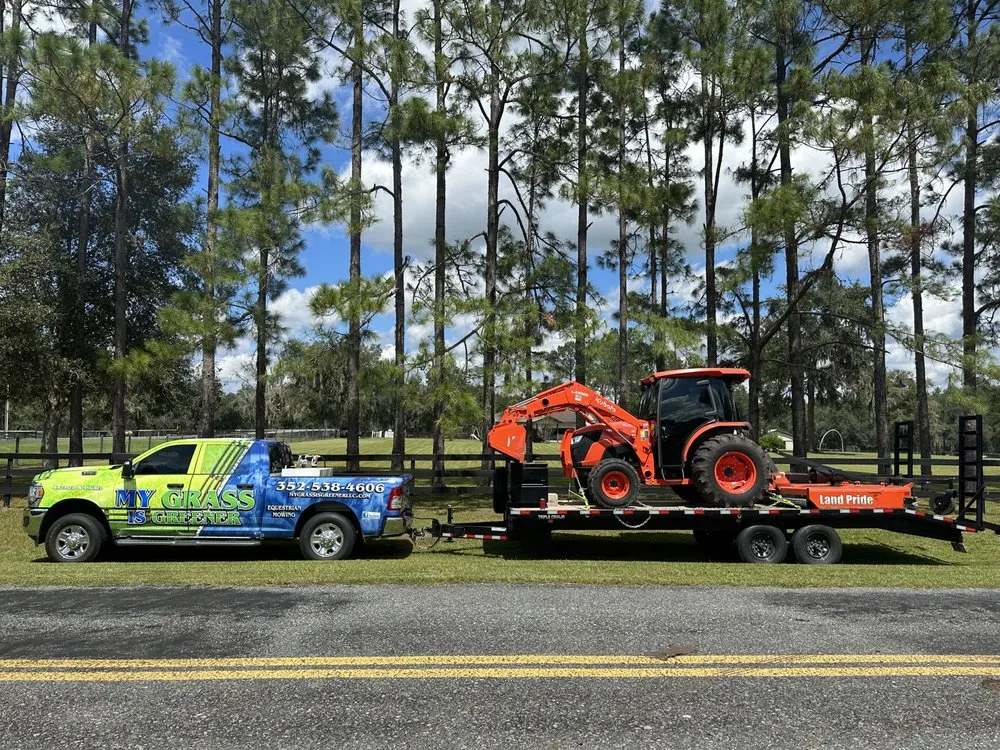 Expert lawn mowing service in Ocala, FL by My Grass is Greener